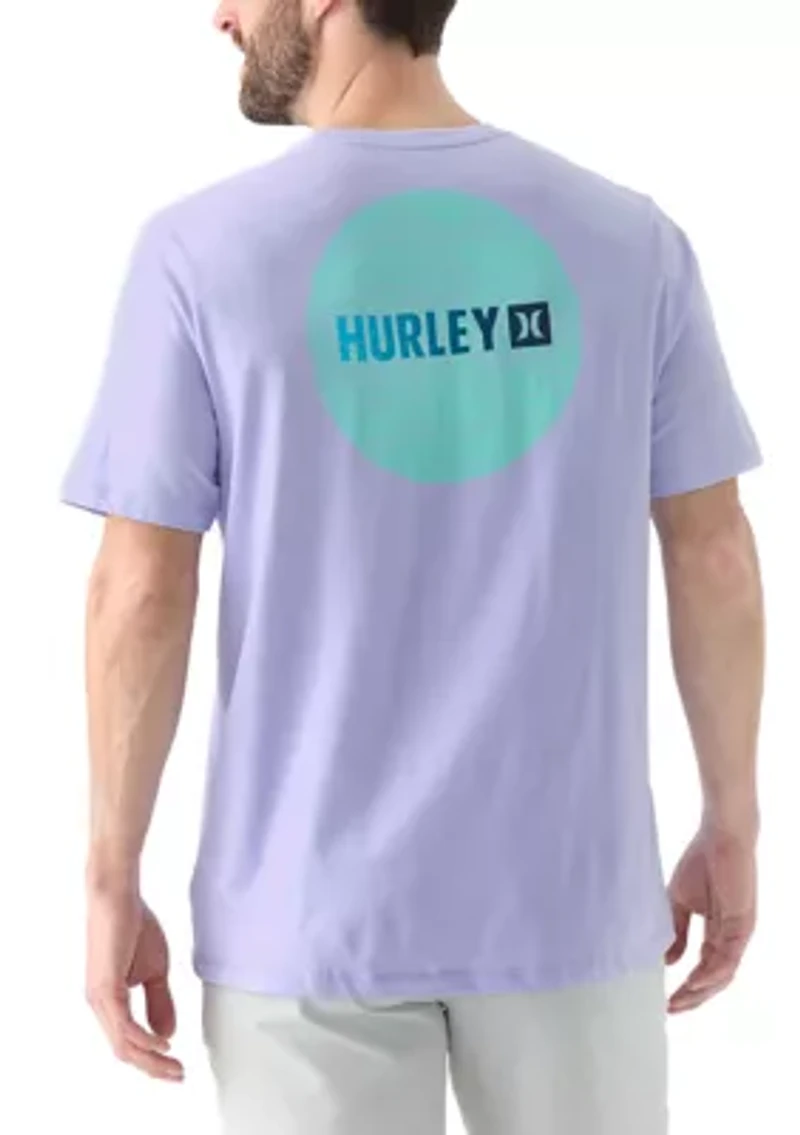 Circle Gradient Short Sleeve T-Shirt