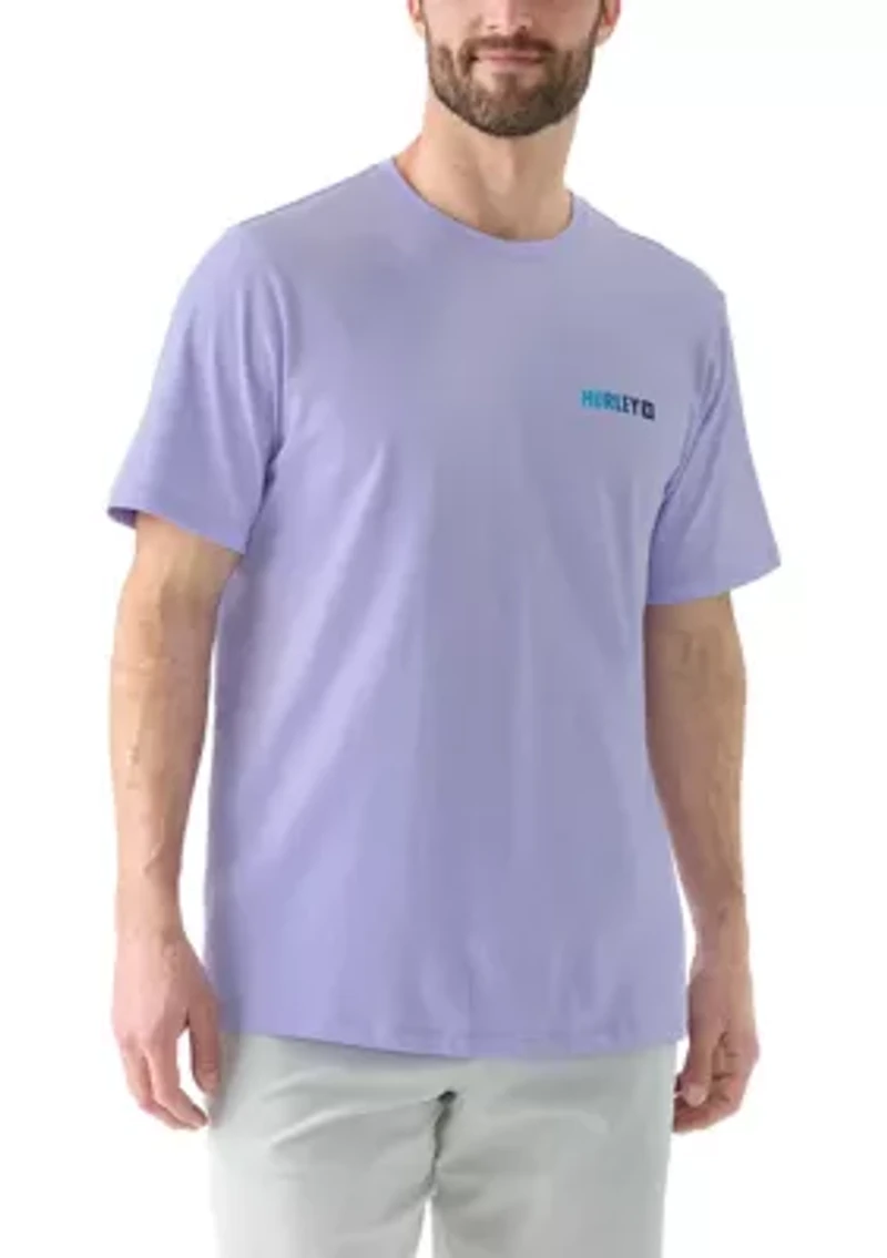 Circle Gradient Short Sleeve T-Shirt