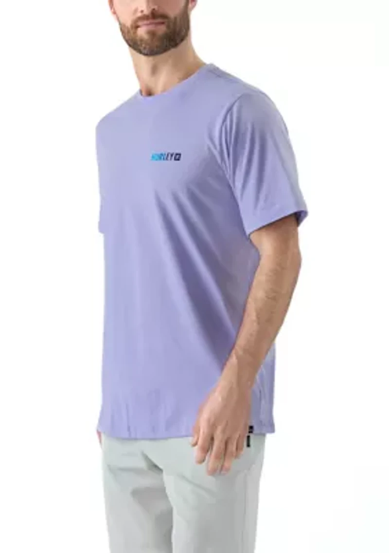 Circle Gradient Short Sleeve T-Shirt