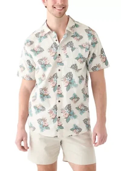 Men's One and Only Lido Stretch Short Sleeve Woven Printed Shirt