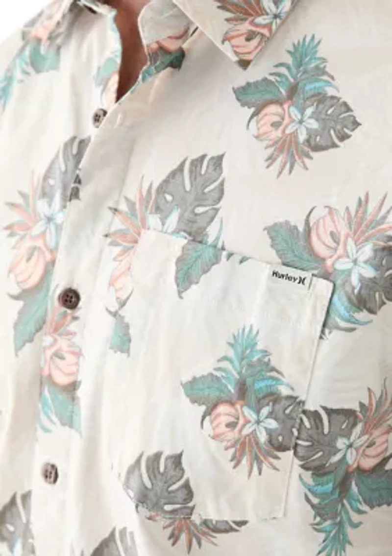 Men's One and Only Lido Stretch Short Sleeve Woven Printed Shirt