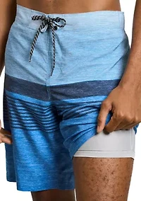 Men's Neon Aloha Volley Swim Shorts