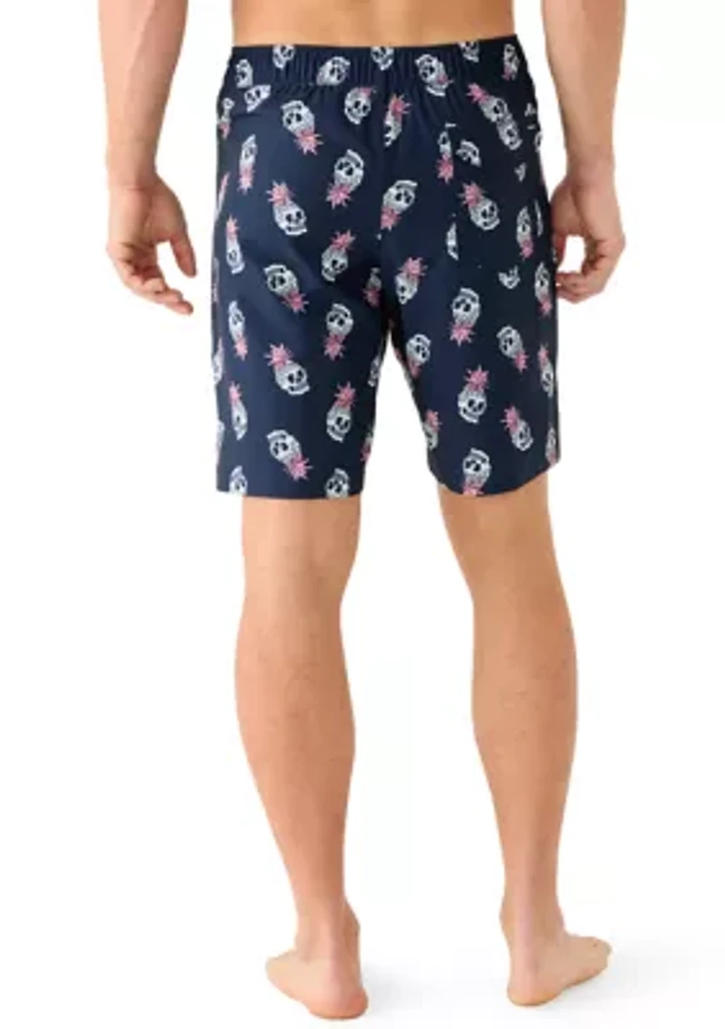 Men's Pineapple Skull Boardshorts