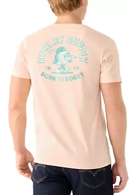 Men's Lounging Short Sleeve Graphic T-Shirt