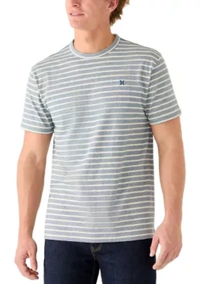 Men's Naval Texture Striped T-Shirt