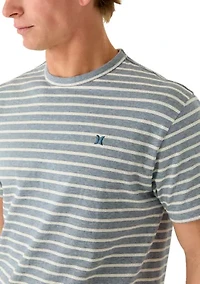 Men's Naval Texture Striped T-Shirt