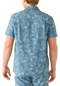 Men's Golden Hour Octopus Woven Shirt
