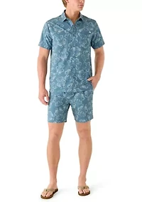Men's Golden Hour Octopus Woven Shirt