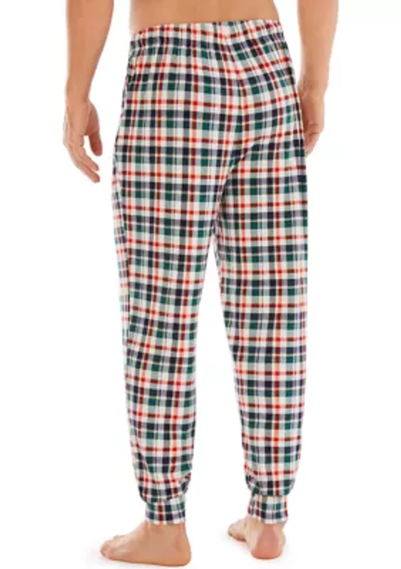 Big & Tall Falala Multi Plaid Pajama Joggers