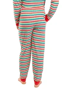 Big & Tall Merry Multi Stripe Pajama Pants