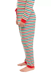 Big & Tall Merry Multi Stripe Pajama Pants