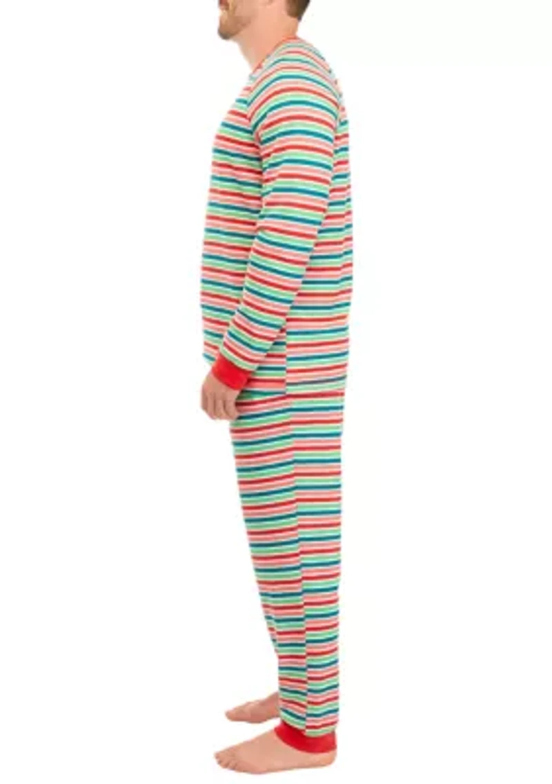 Big & Tall Merry Multi Stripe Pajama Pants