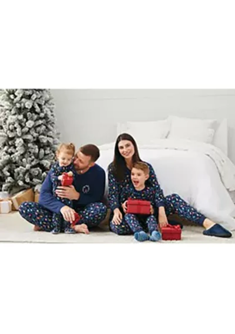 Big & Tall Navy Lights Pajama Pants