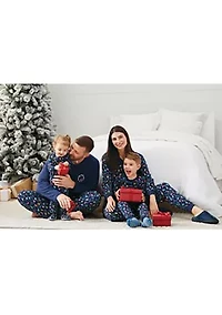 Big & Tall Navy Lights Pajama Pants