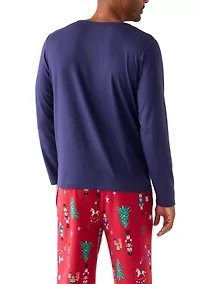 Men's Long Sleeve Pajama Top