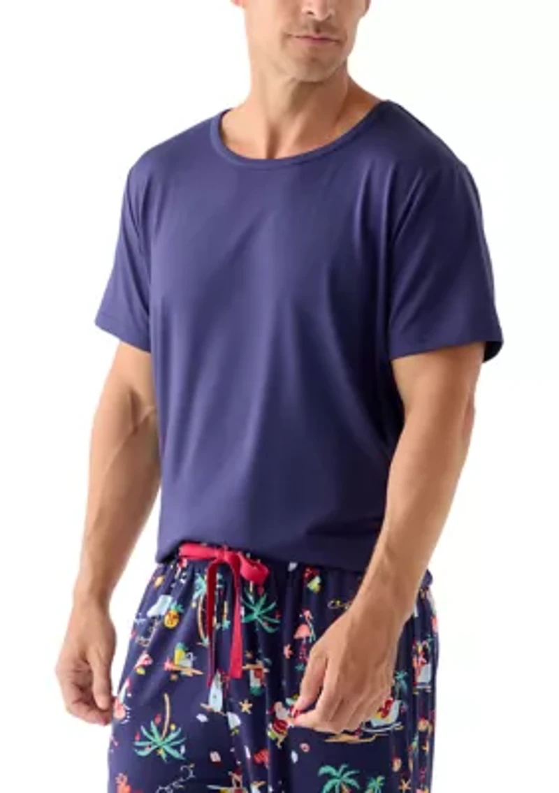 Men's Nutcracker Short Sleeve Pajama Top