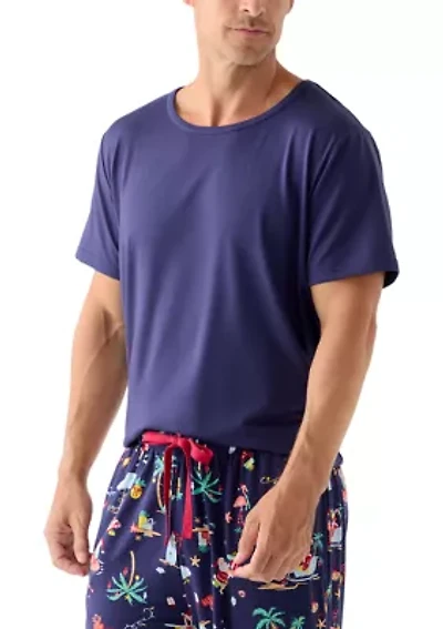 Men's Nutcracker Short Sleeve Pajama Top