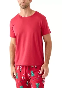 Men's Nutcracker Short Sleeve Pajama Top