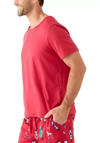 Men's Nutcracker Short Sleeve Pajama Top