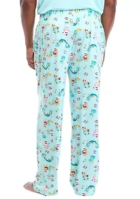 Big & Tall Beachy Christmas Pajama Pants