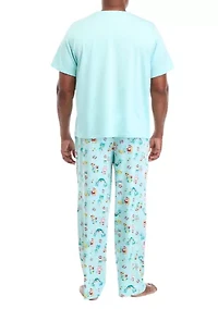 Big & Tall Beachy Christmas Pajama Pants
