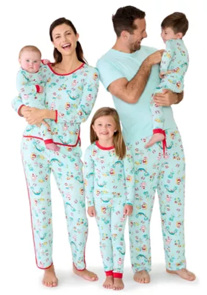 Big & Tall Beachy Christmas Pajama Pants