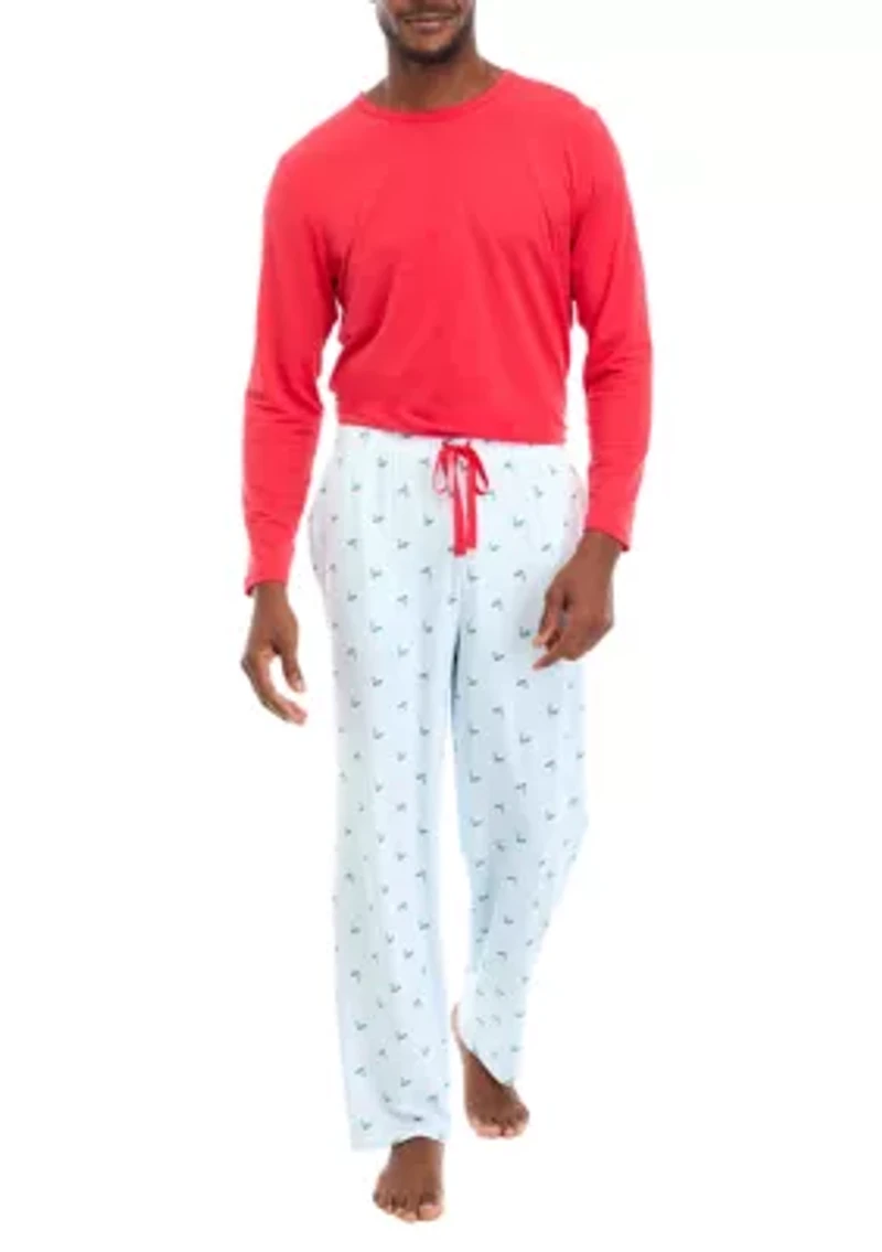 Men's Jolly Stripe Pajama Pants