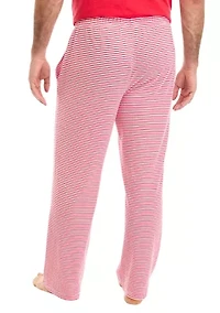Men's Red Stripe Pajama Pants