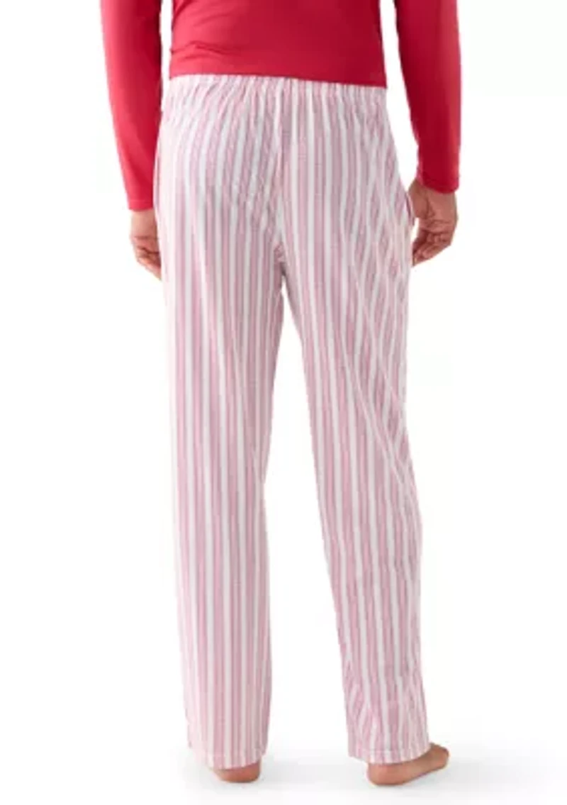 Red Stripe Pajama Pants