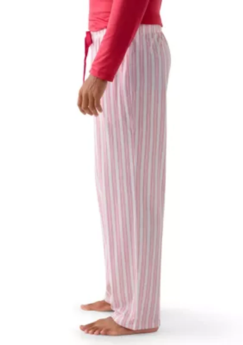 Red Stripe Pajama Pants