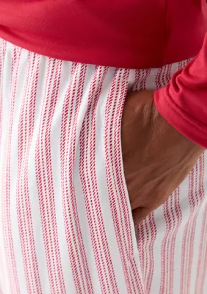 Red Stripe Pajama Pants