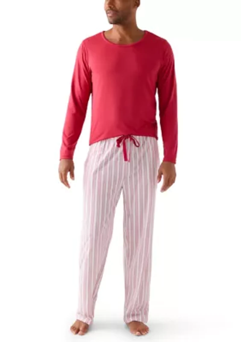 Red Stripe Pajama Pants