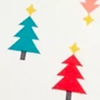 Men's Merry Multi Trees Long Sleeve Crew Neck Pajama Top