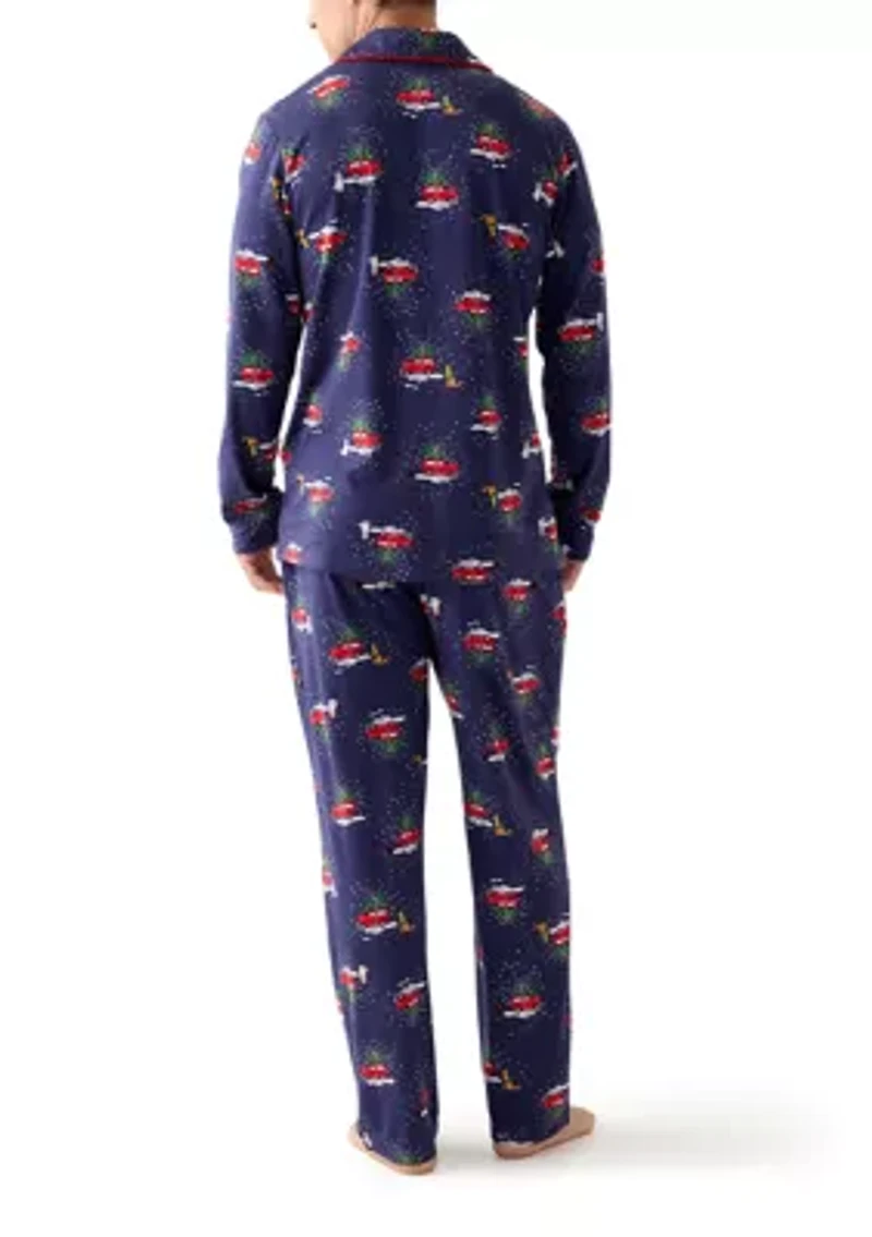 Holiday Heritage Notch Pajama Set