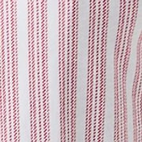Men's Red Striped Notched Collar Pajama Set