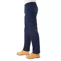 Big & Tall Stretch Fleece-Lined Canvas Cargo Pant