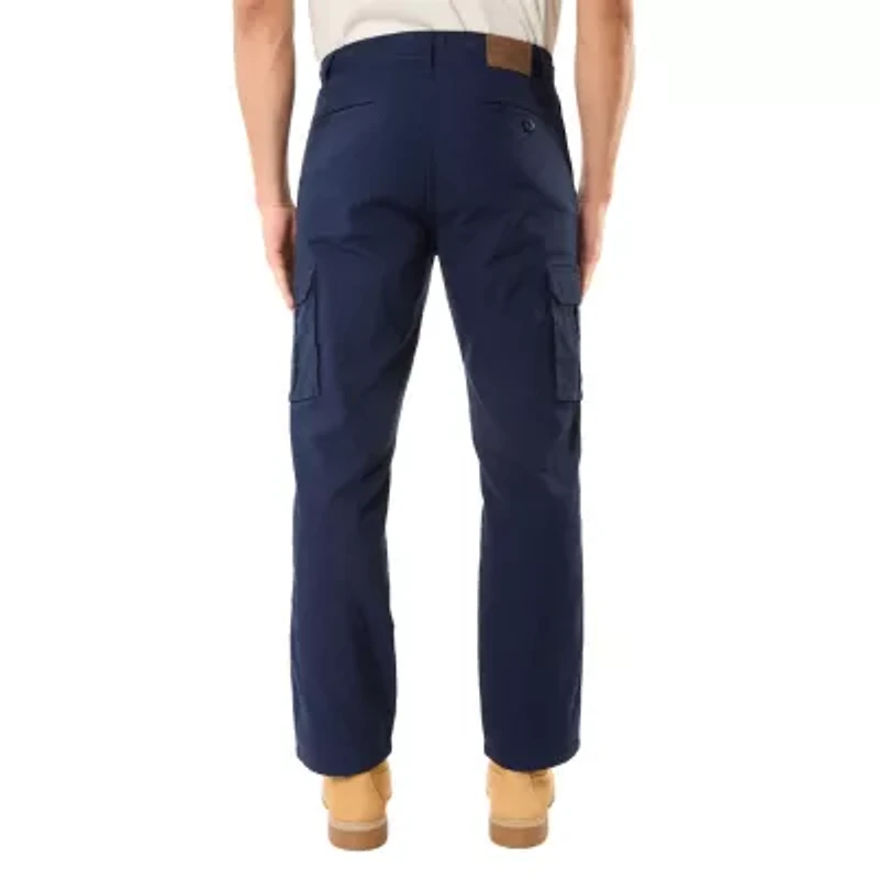 Big & Tall Stretch Fleece-Lined Canvas Cargo Pant