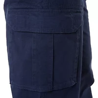 Big & Tall Stretch Fleece-Lined Canvas Cargo Pant