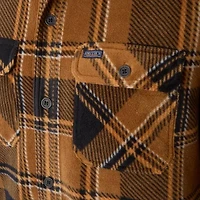 Big & Tall Sherpa-Lined Plaid Polarfleece Jacket