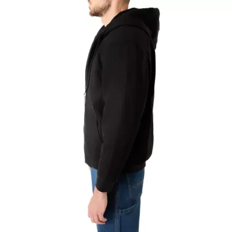 Big & Tall Cotton Canvas Sherpa-Lined Jacket