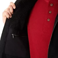 Big & Tall Cotton Canvas Sherpa-Lined Jacket