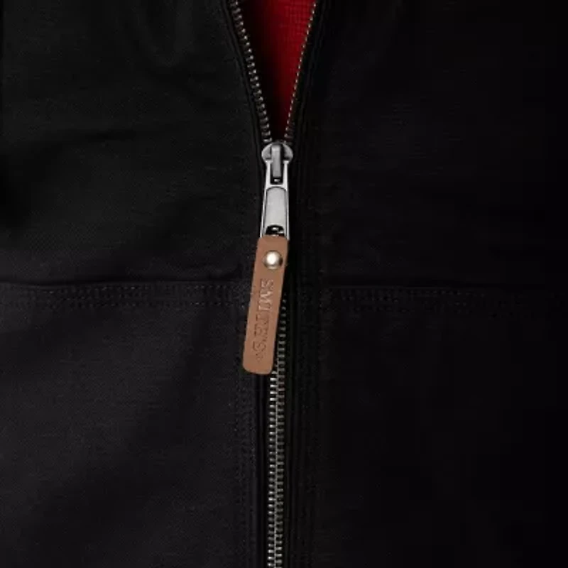 Big & Tall Cotton Canvas Sherpa-Lined Jacket