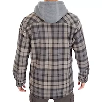 Big & Tall Sherpa-Lined Microfleece Shirt Jacket
