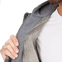 Big & Tall Sherpa-Lined Microfleece Shirt Jacket