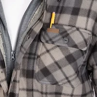 Big & Tall Sherpa-Lined Microfleece Shirt Jacket