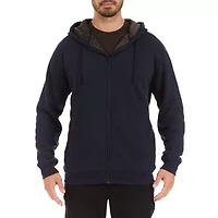 Big & Tall Sherpa-Bonded Thermal Knit Hooded Jacket