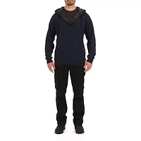 Big & Tall Sherpa-Bonded Thermal Knit Hooded Jacket