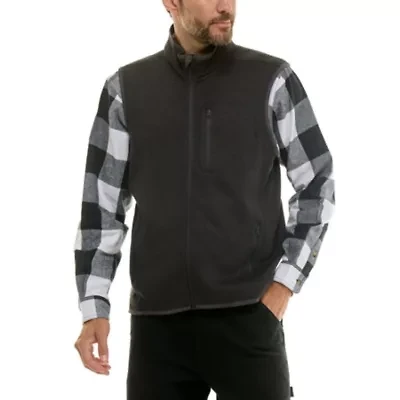 Full-Zip Sweater Fleece Vest