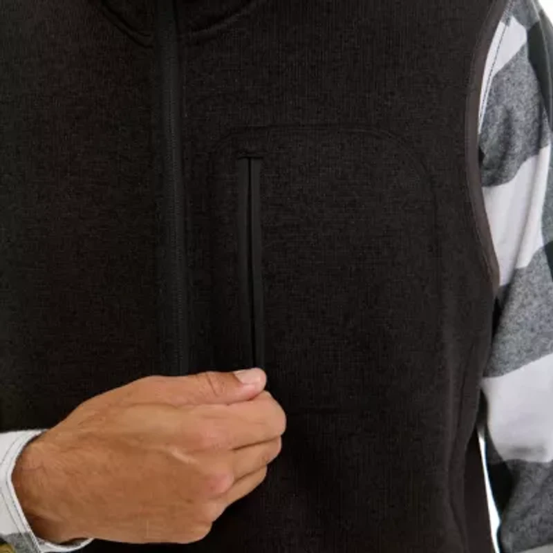 Full-Zip Sweater Fleece Vest