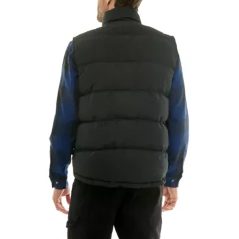 Double Insulated Puffer Vest with Zipper Side Pockets